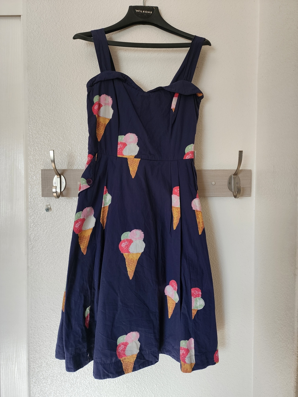 Emily and Fin Ice Cream Print Fit & Flare Dress S